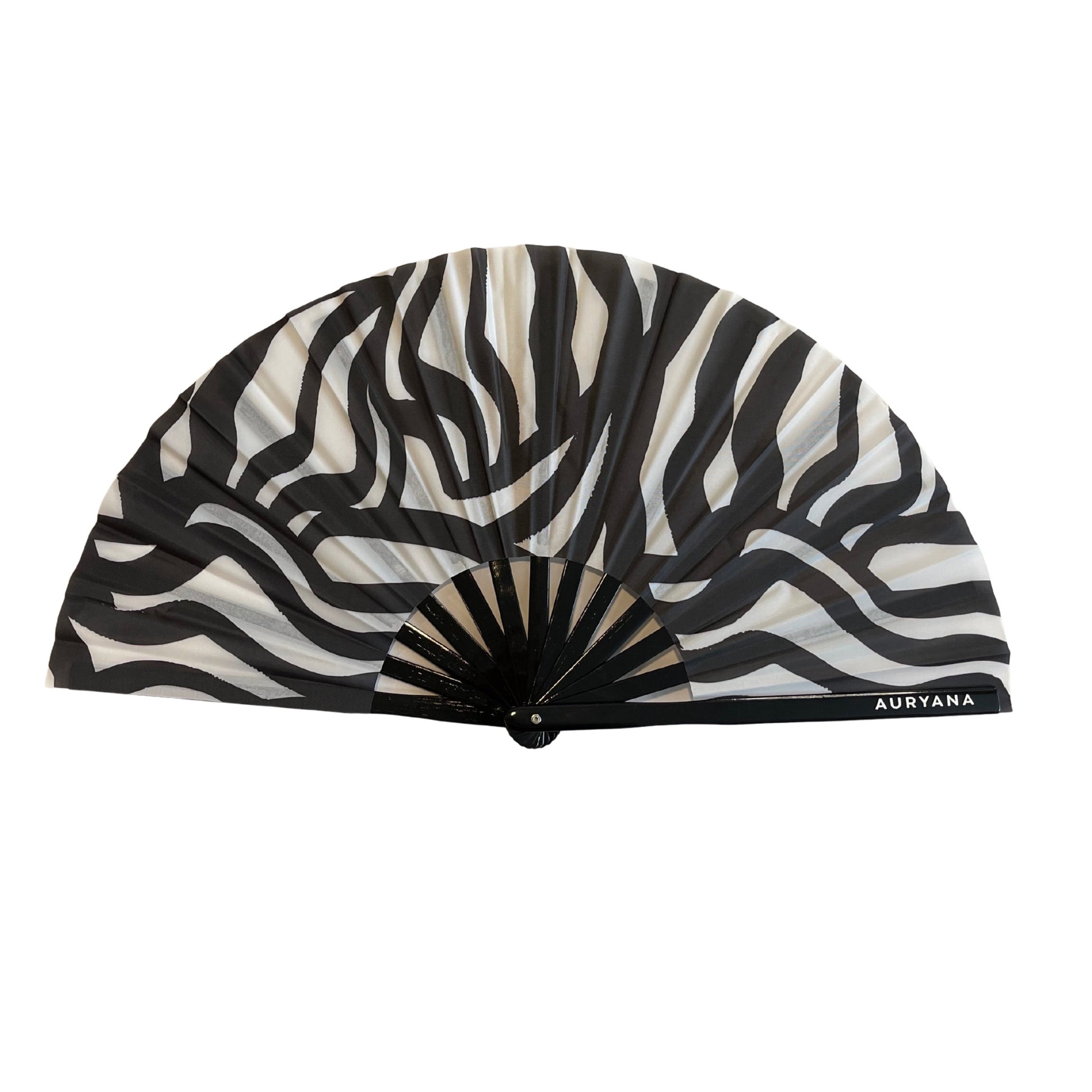 Inkblot Black and White Print Clack Fan